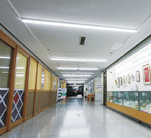 LED照明（地下廊下）