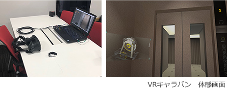 VRキャラバン　体感画面