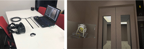 VRキャラバン 体感画面