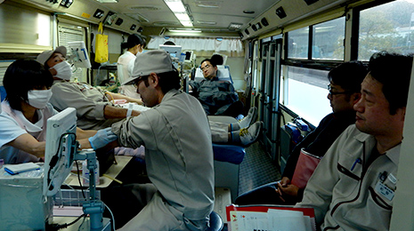 献血・収集活動