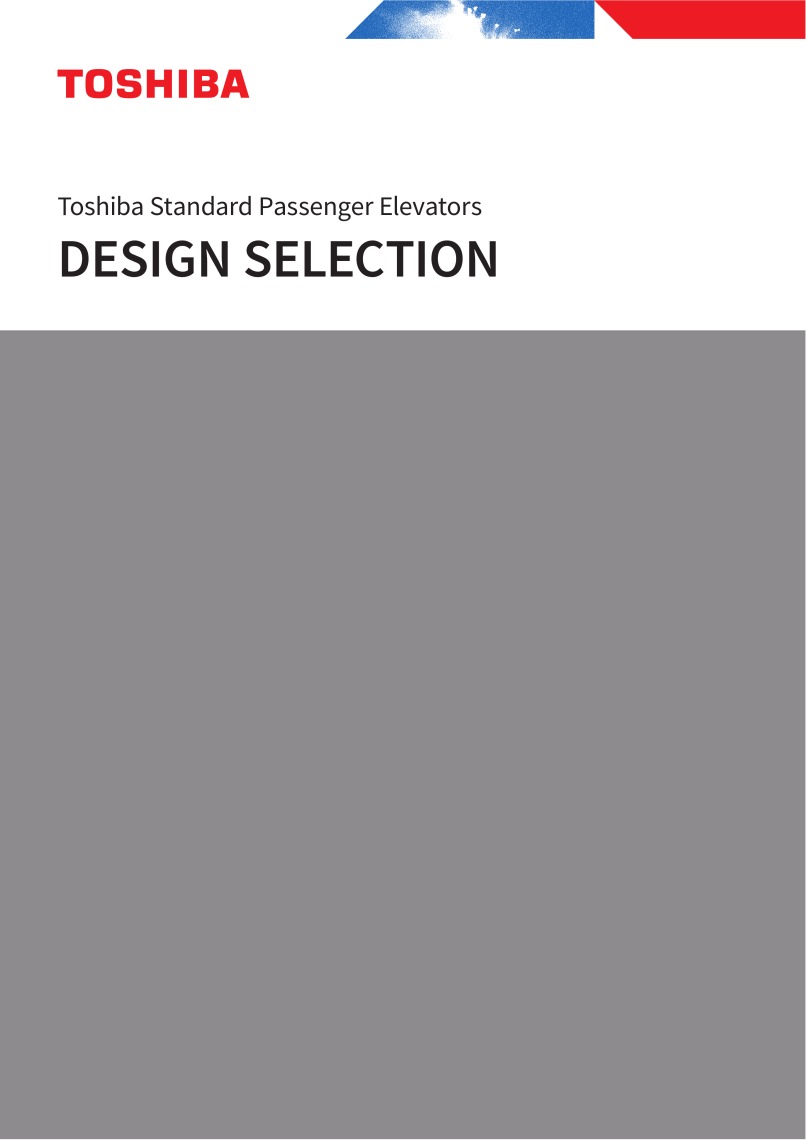 DESIGN SELECTION Digital Catalog TOSHIBA ELEVATOR AND BUILDING