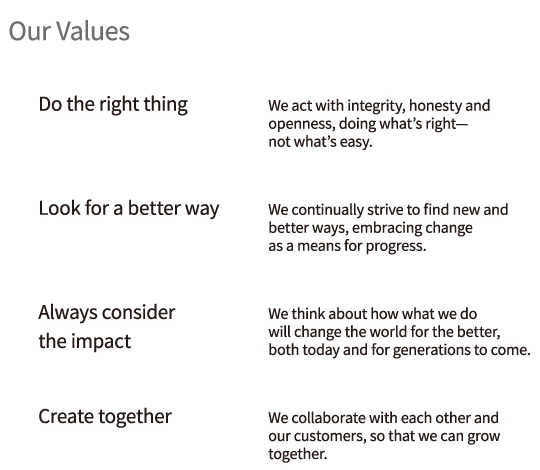 Our Values