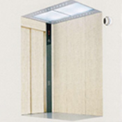 Machine-roomless elevator (SPACEL) 1998