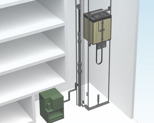 Rope Elevators (with machine room)