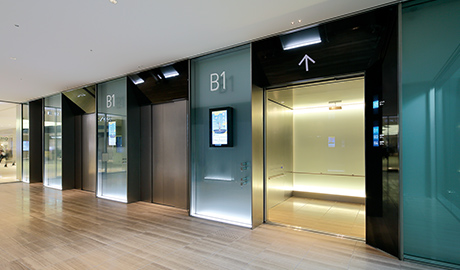 Shuttle elevator; B1 hall
