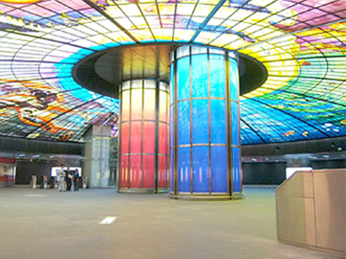 "Dome of Light" in Formosa Boulevard Station