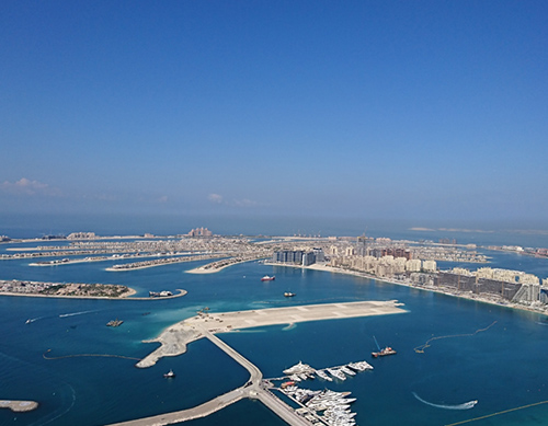 View from the building (Palm Jumeirah)