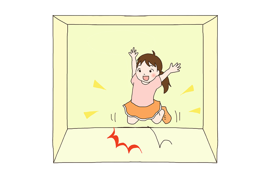Do not allow young children to play in the elevator. Do not jump in, shake, kick, or strike the elevator. Do not hit the elevator with other objects.
