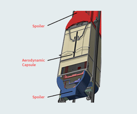 Reducing Noise-Aerodynamic Capsule