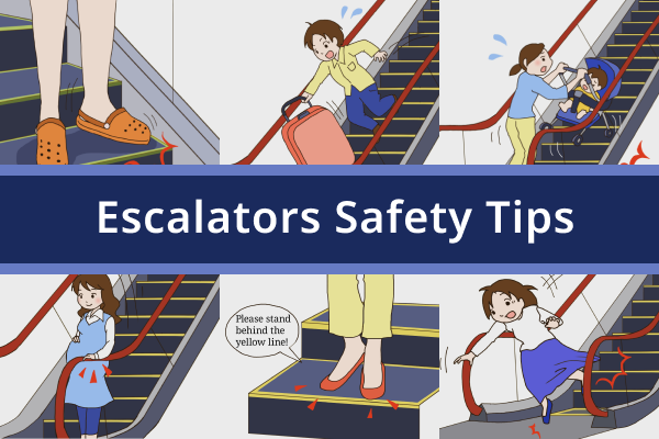 Escalators Safety Tips