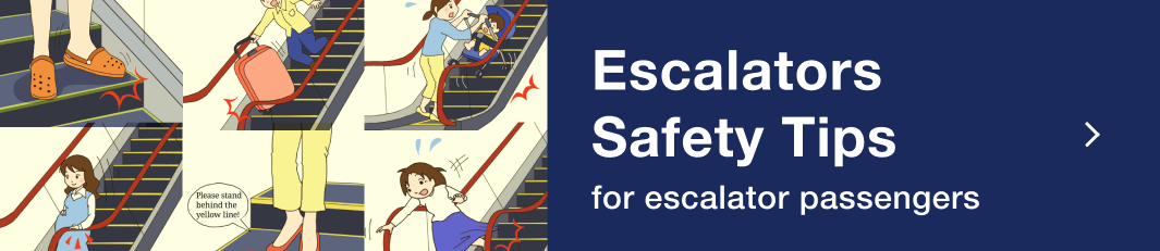 Escalators Safety Tips