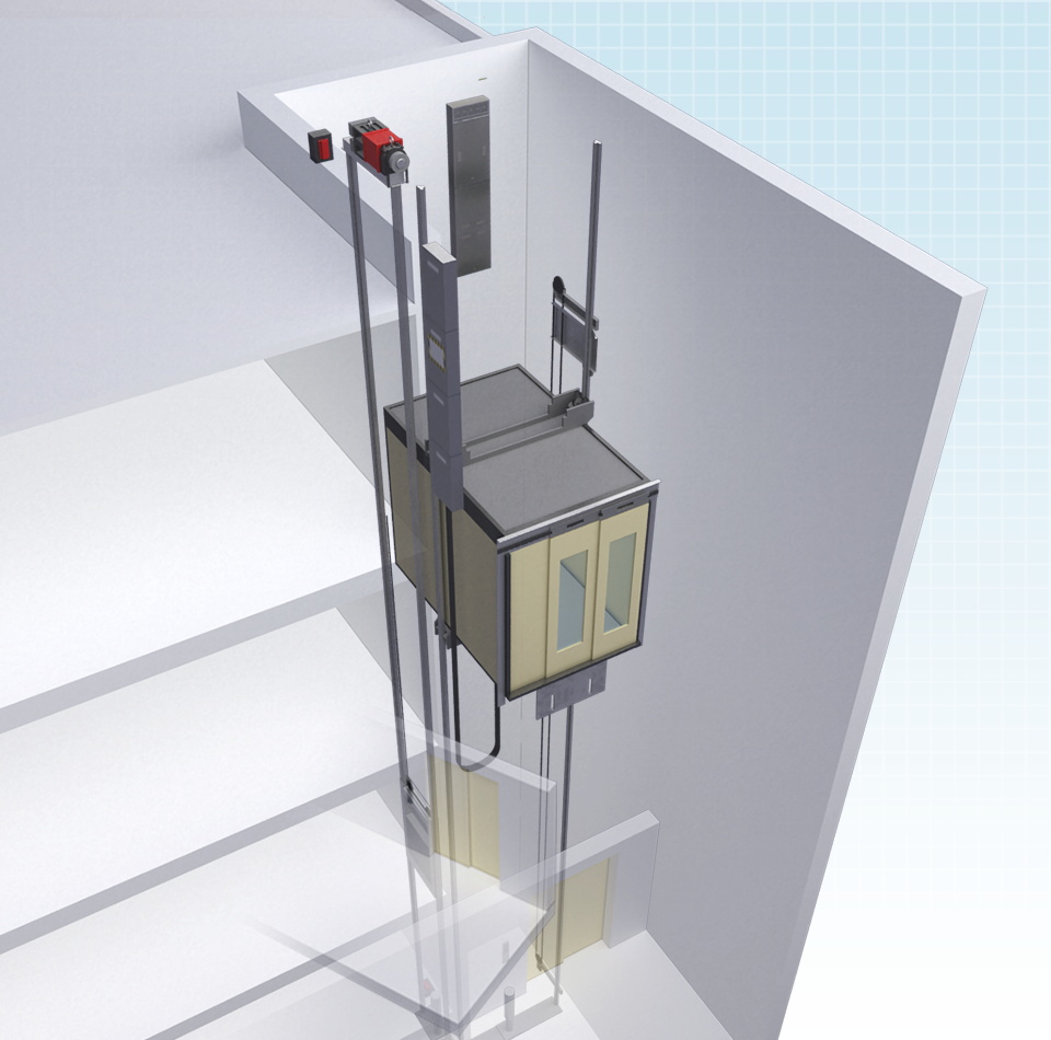 マシンルームレスエレベーター