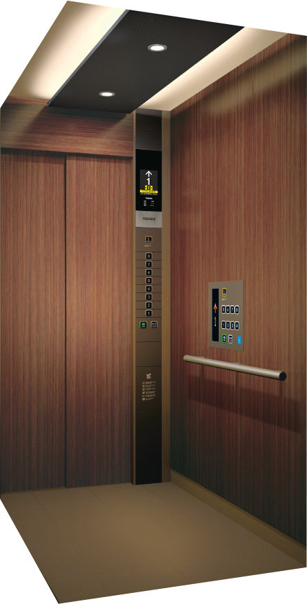 住宅用（マンション用）エレベーターに新デラックス天井 DLX-6L 誕生！