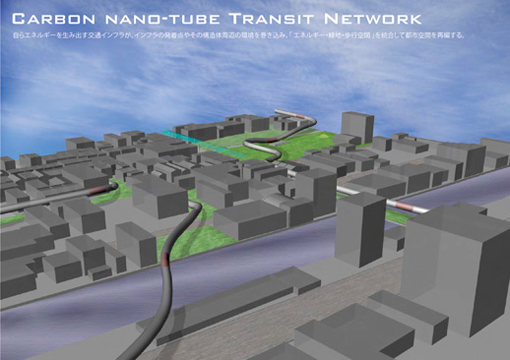 Carbon nano-tube Transit Network