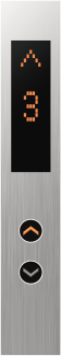 インジケータ・ボタン一体形■平板タイプ